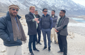 With Water and power department and GBRSP team in Shigar Solar PV Site