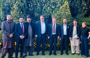 Meeting with Norwegian Ambassador Albert Ilsas at his residence in Islamabad
