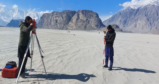 During Topographic Survey of Sethang project site